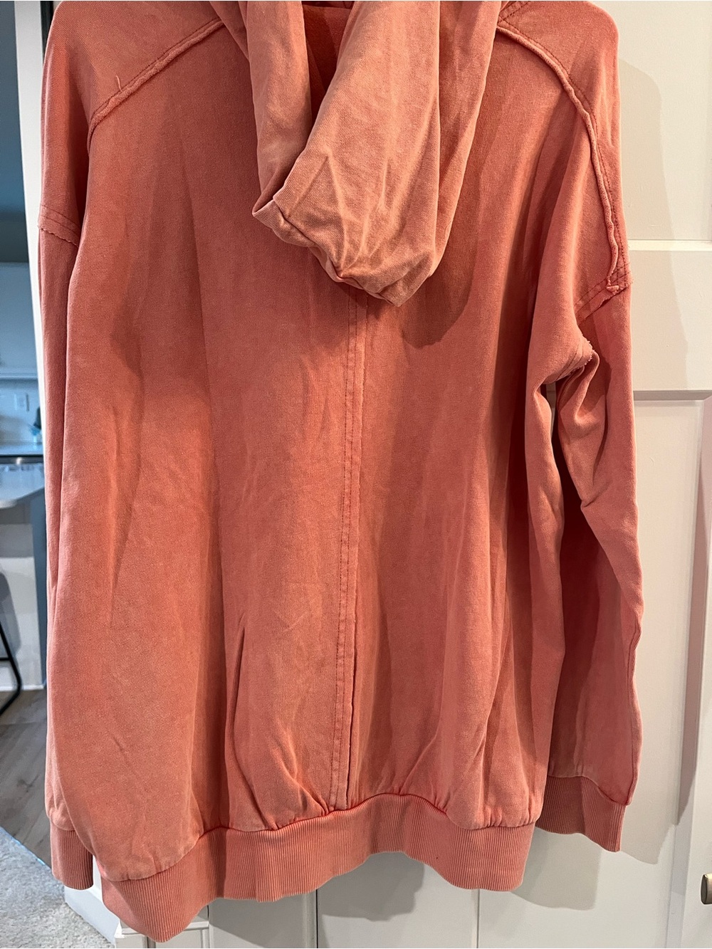 Easel Coral Peace Sign Hoodie NWT - Picture 3 of 8